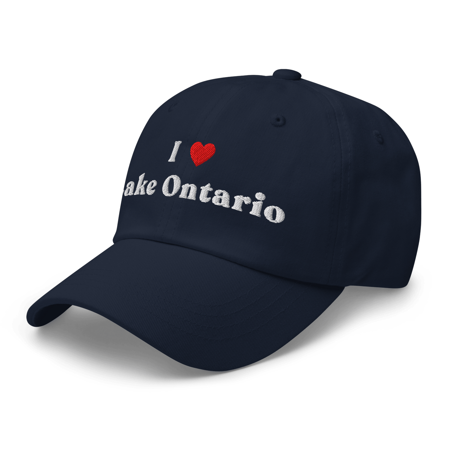 I Love Lake Ontario Dad Hat - Heartland Stitch
