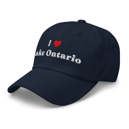 I Love Lake Ontario Dad Hat - Heartland Stitch