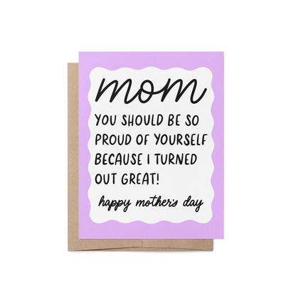 I turned out great Mother&