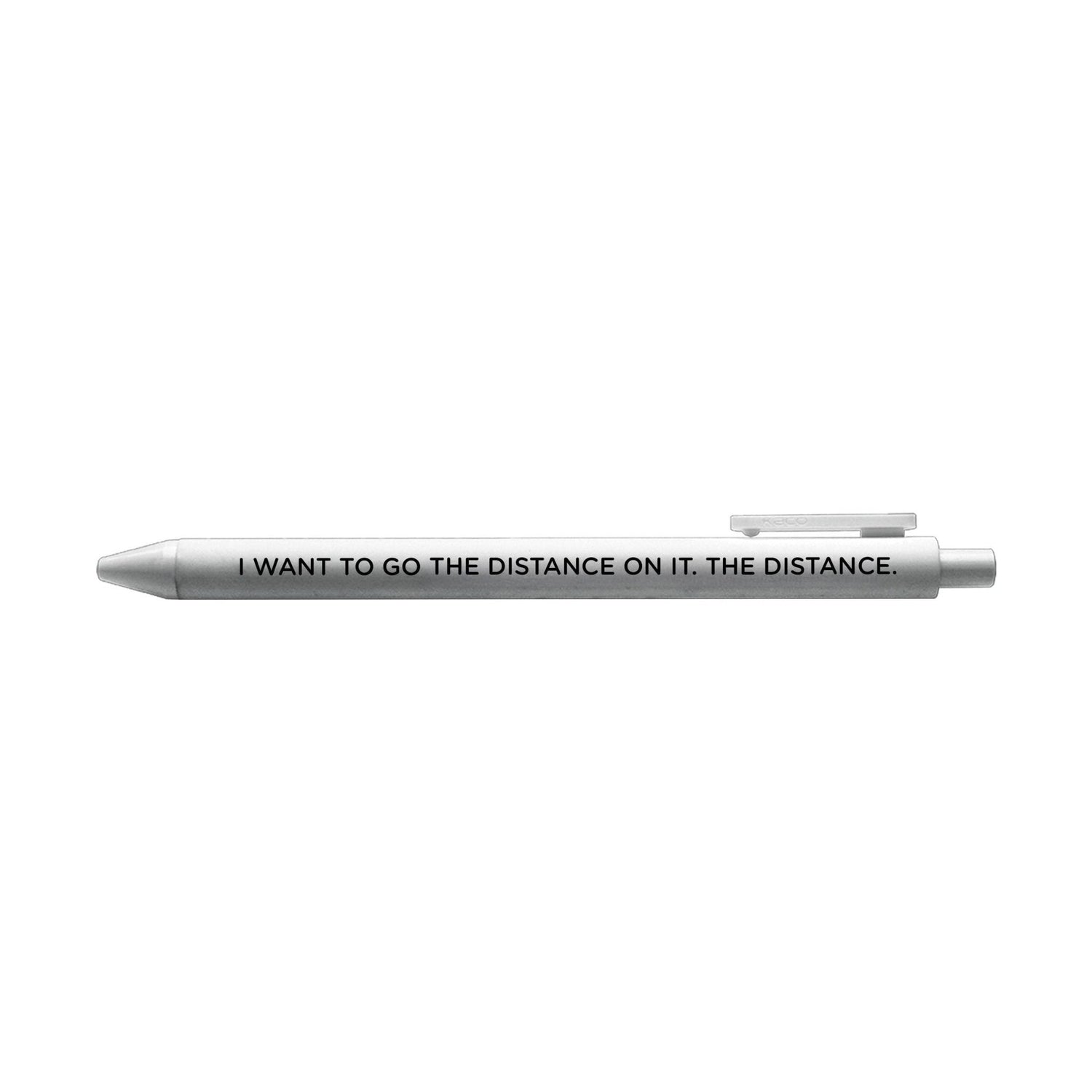 I want to go the distance on it the distance pen - MangoIllustrated - Pens