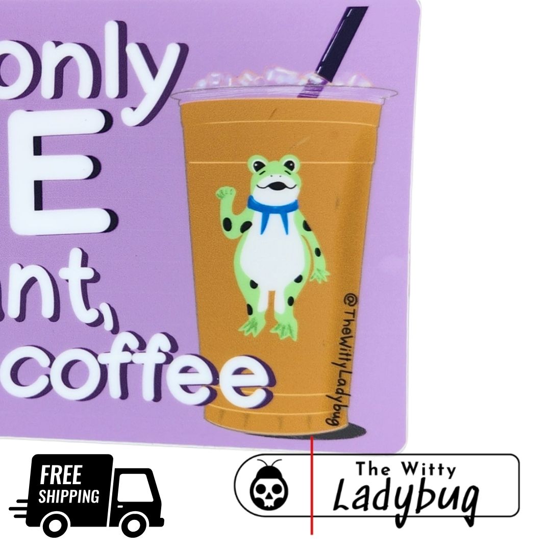 ICE Coffee Bumper Sticker