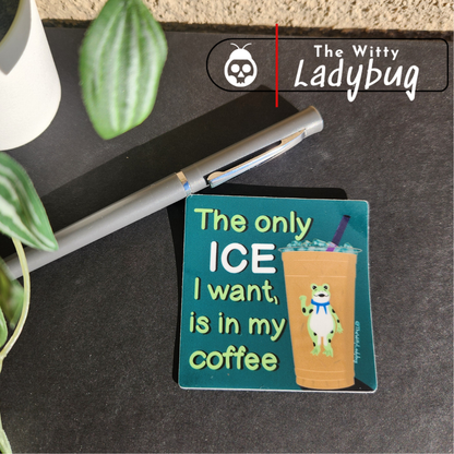 ICE Coffee Sticker