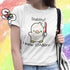 Stabby Duck T-Shirt – Funny Graphic Tee, Unisex Cotton