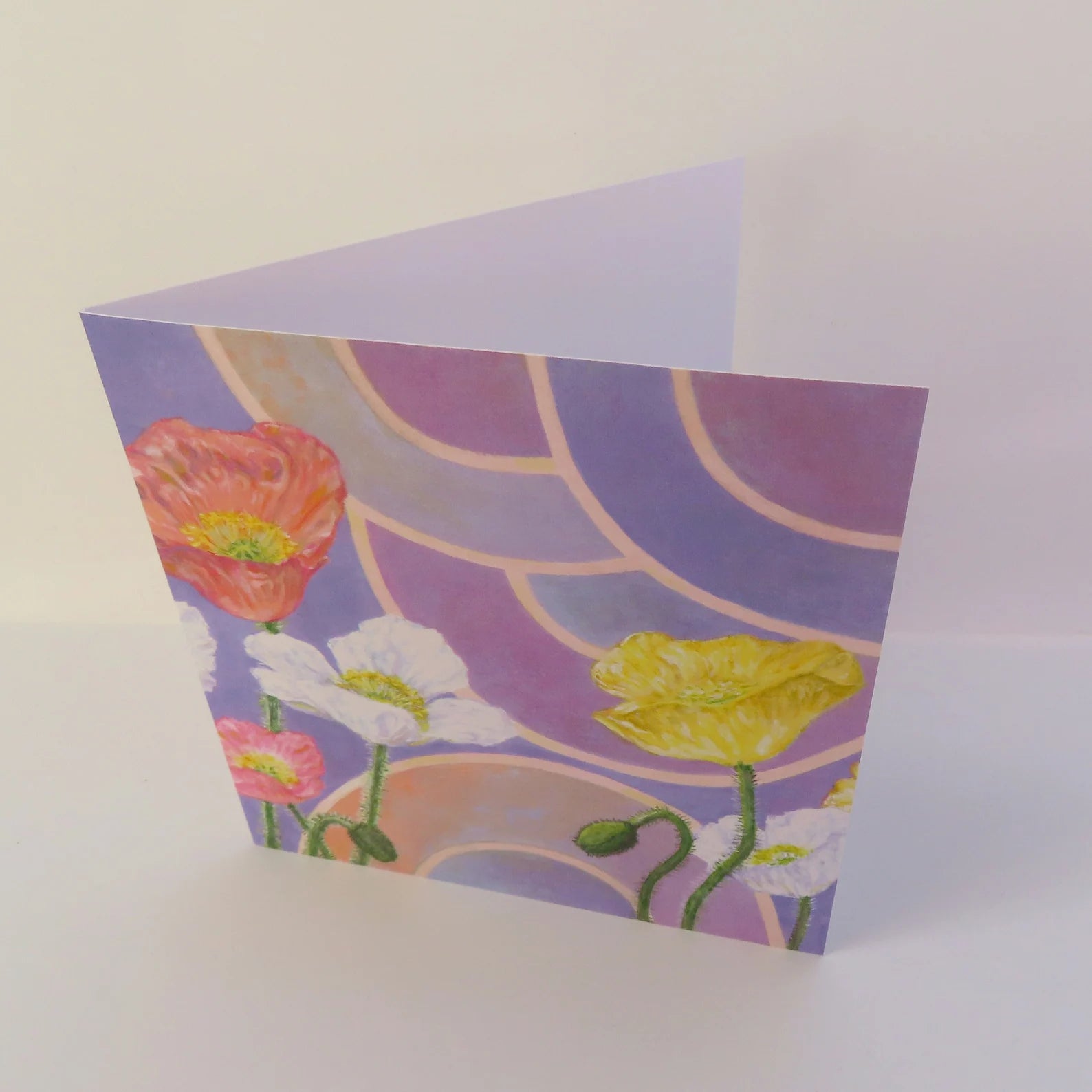 Poppies Stationery Cards - 3 pack