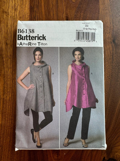 Butterick B6138 Lg/XL Sewing Pattern