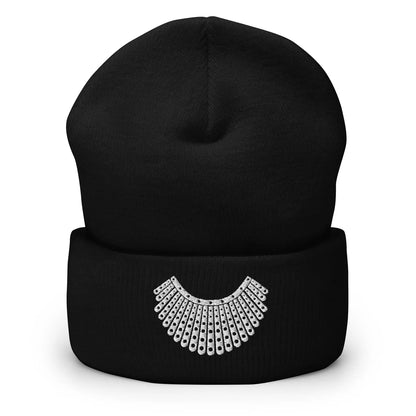 Ruth Bader Ginsburg Dissent Collar Beanie - Resistance Nation