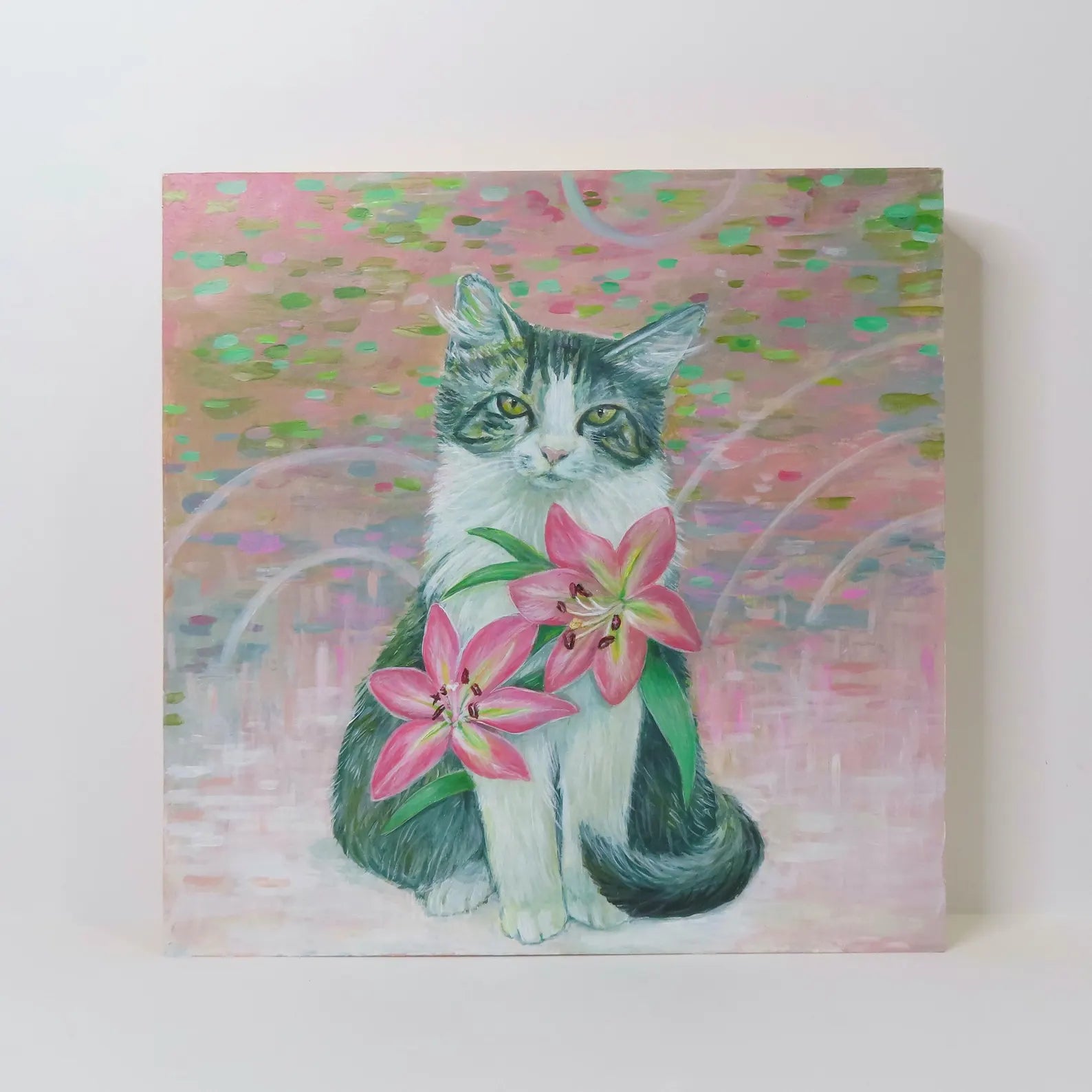 Stardust and Lilies - Original painting