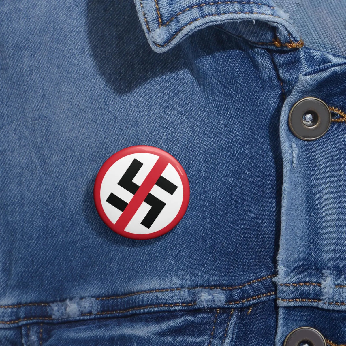 No Nazis Pin Back Button - Resistance Nation