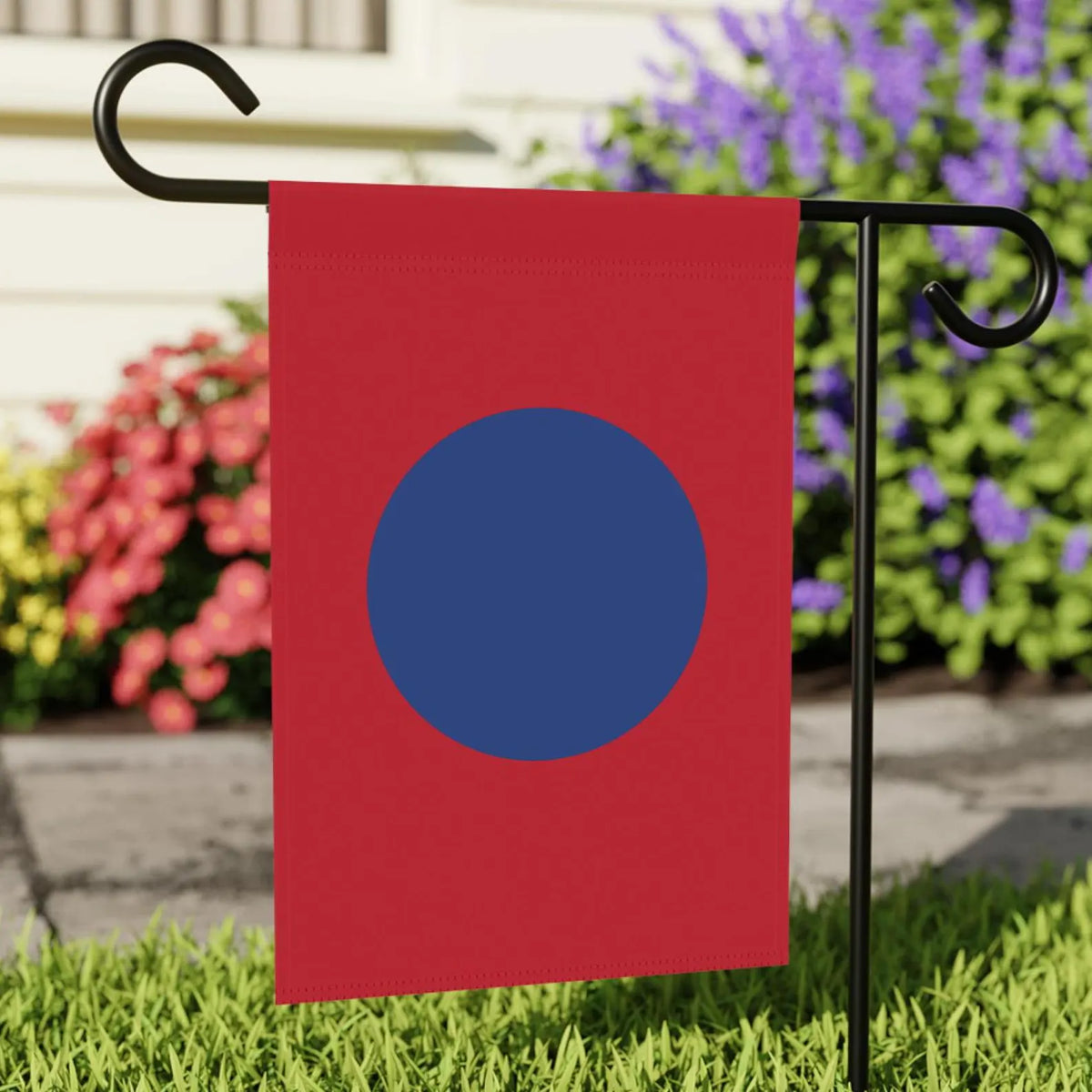 Blue Dot In A Red State Garden Flag - Resistance Nation