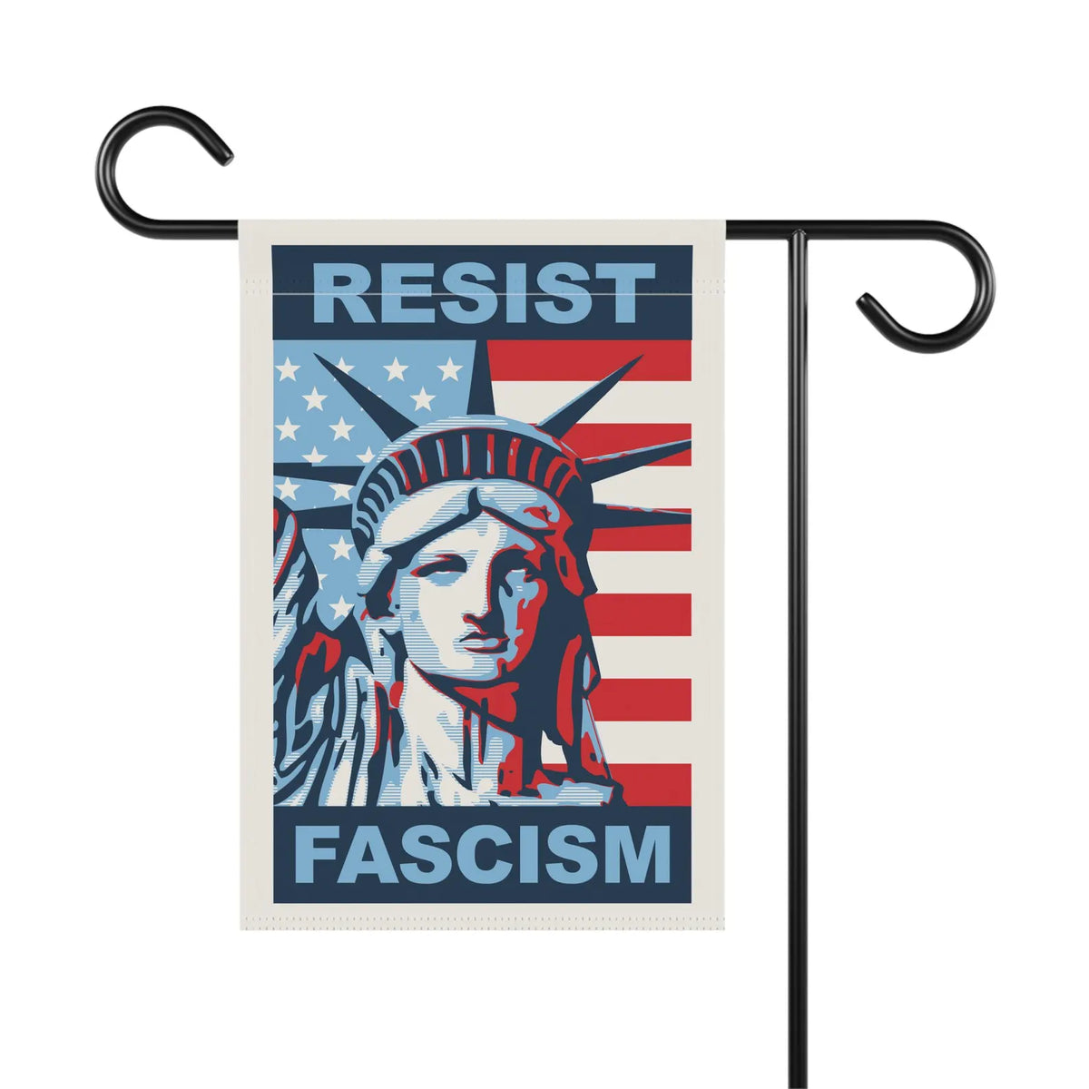 Resist Fascism Garden Flag - Resistance Nation