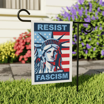 Resist Fascism Garden Flag - Resistance Nation