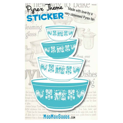 STICKERS Pyrex bowl stacks  choose one or more or all 8