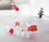 Christmas Tree Earrings featuring authentic crystal drop design in green or white crystals, perfect holiday jewelry for festive occasions.