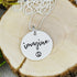 Imagine Necklace in Sterling Silver