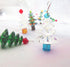 Crystal Christmas Tree Earrings – Sterling Silver Holiday Dangle Jewelry, inspired by colorful faceted beads in clear, green, red, and blue, are perfect for adding festive sparkle to your unique holiday jewelry collection.