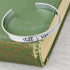 Still I Rise Aluminum Brass or Copper Cuff Bracelet - Inspirational Handstamped Jewelry