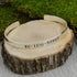 Roman Numeral Bracelet in Aluminum Brass or Copper with Custom Date