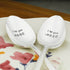 I Love You More I Love You Most Hand Stamped Coffee Spoon Gift Set 