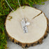 Botanical Sterling Silver Necklace with Freshwater Pearl 