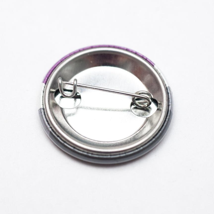 Asexual pride flag button