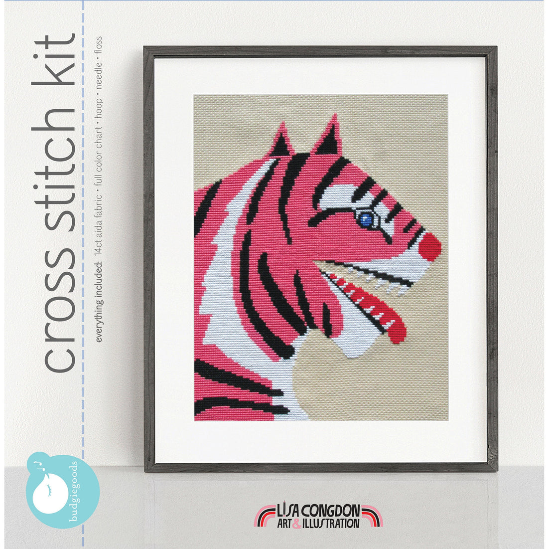 FANGS OUT counted cross stitch kit