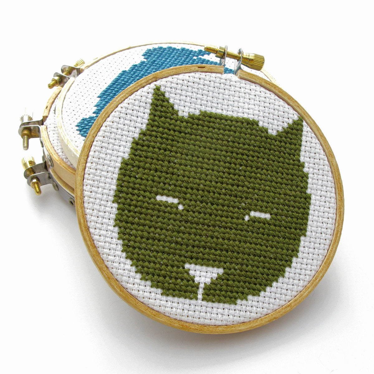 CAT mini cross stitch kit