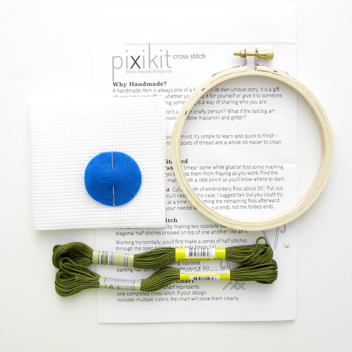 CAT mini cross stitch kit