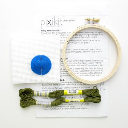 CAT mini cross stitch kit