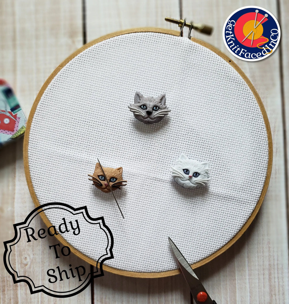 Cute Cat Needle Minder