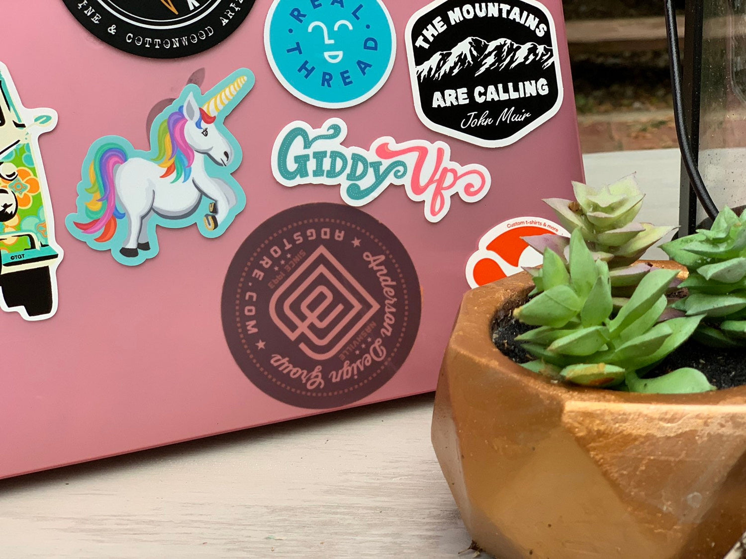 Hand-Drawn Unicorn Sticker | Waterproof Vinyl Decal for Laptops, Bottles