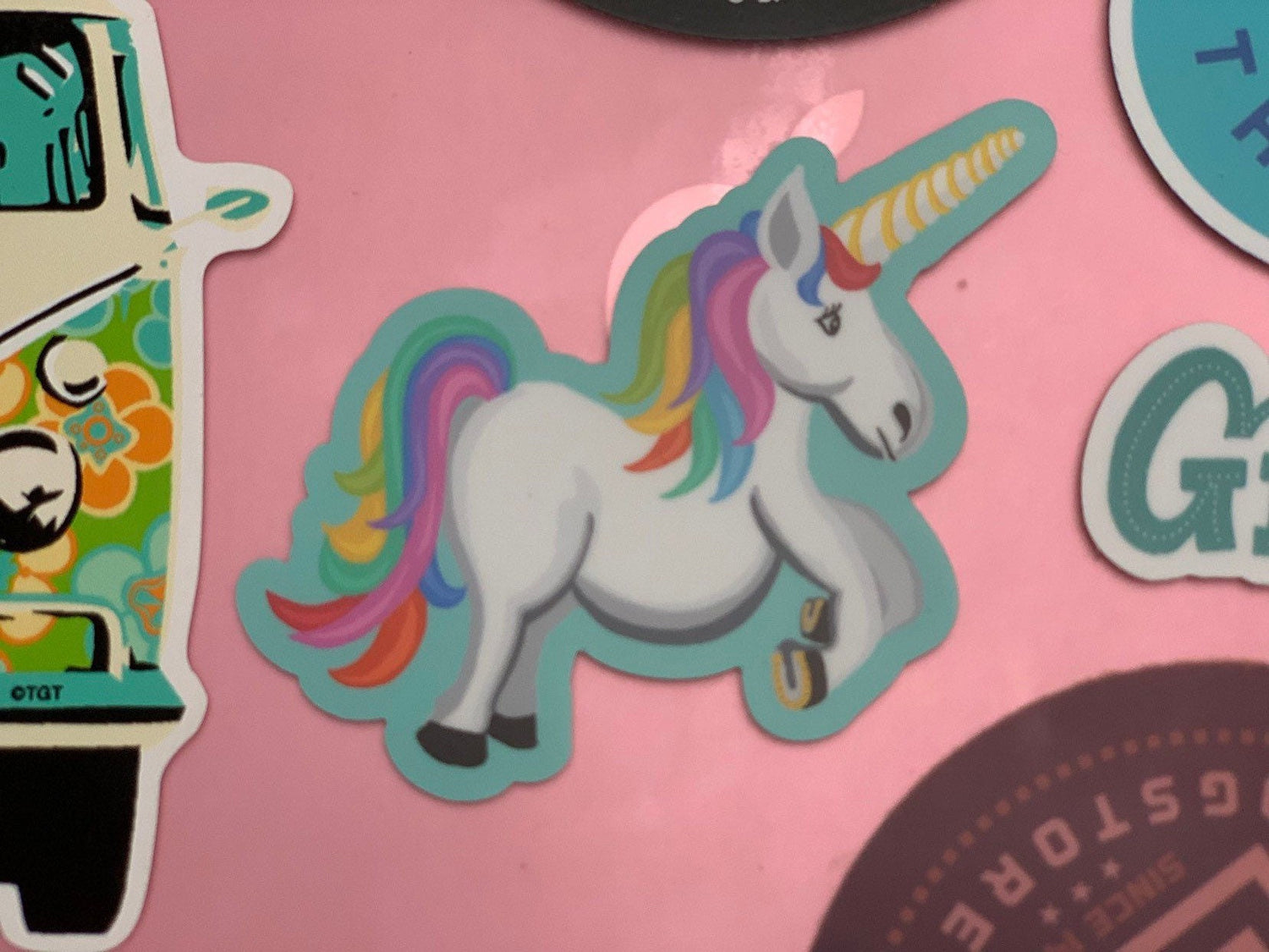Hand-Drawn Unicorn Sticker | Waterproof Vinyl Decal for Laptops, Bottles