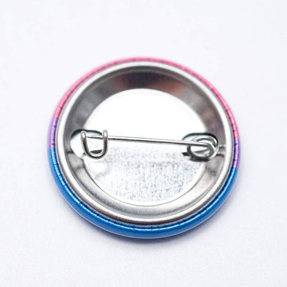 Bisexual pride flag button