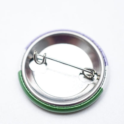 Genderqueer pride flag button