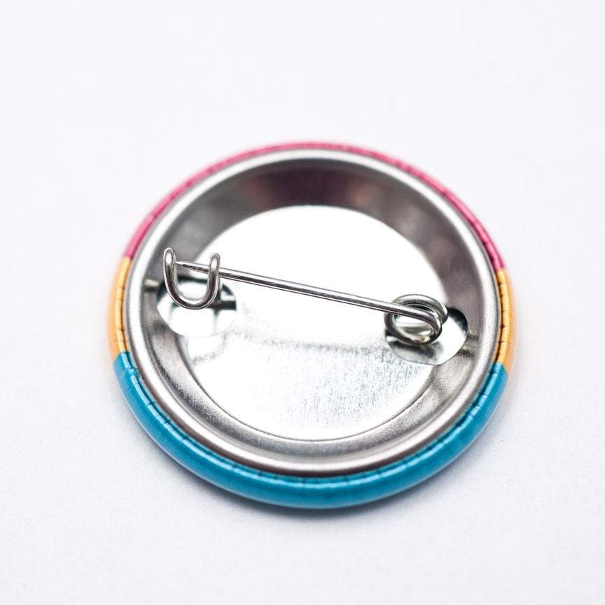 Pansexual pride flag button