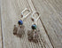 Butterfly earrings featuring color changing mood bead, perfect nature lover gift, silver woodland animal design for teen, light and pretty dangle jewelry.