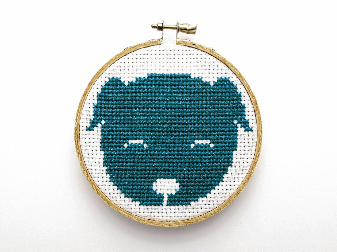 DOG mini cross stitch kit