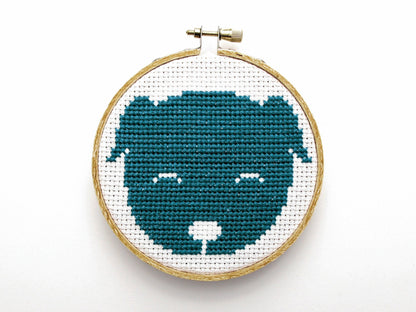 DOG mini cross stitch kit