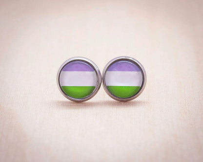 genderqueer pride flag jewelry