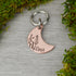 Lavender Moon Handstamped Pet ID Tag 