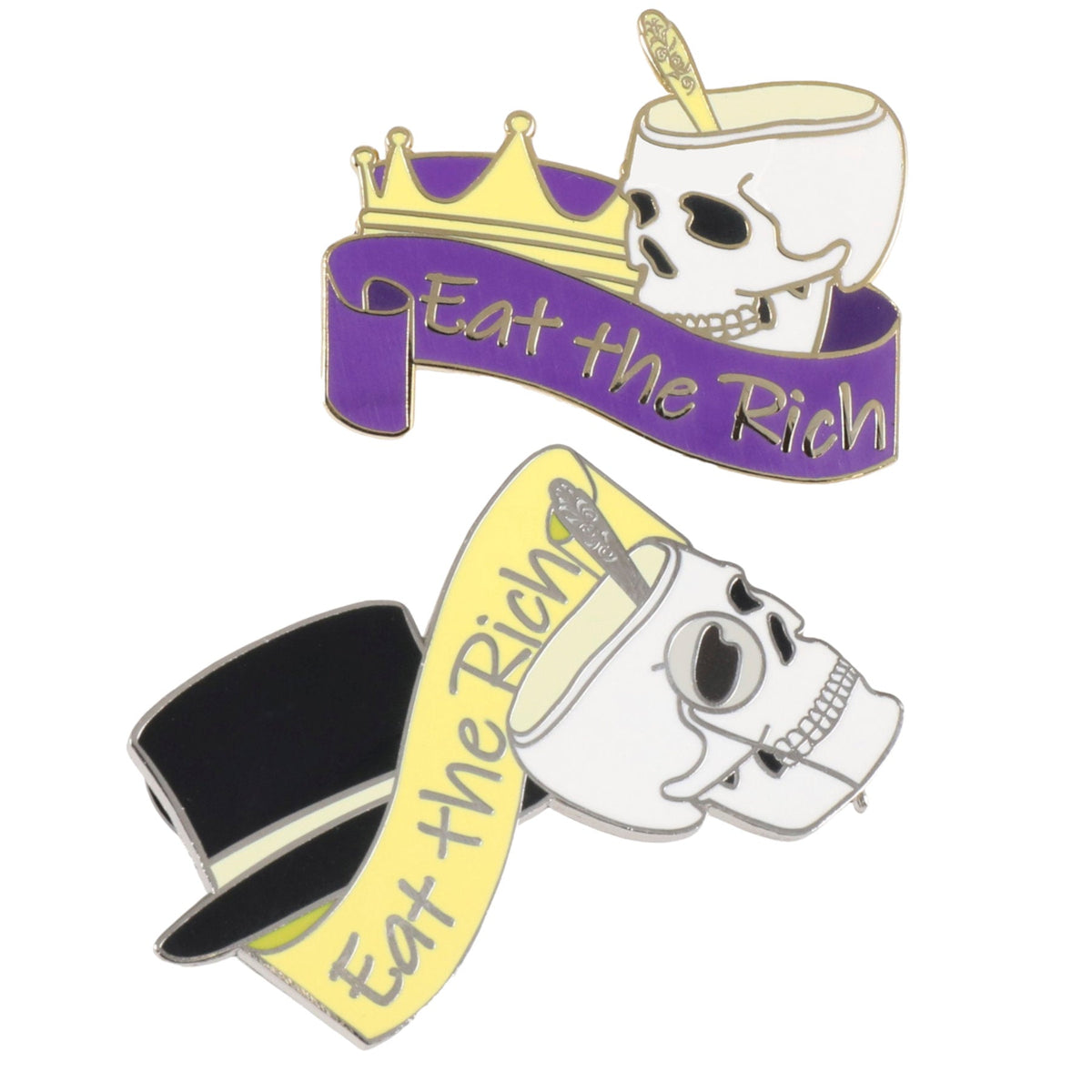 Eat the Kings hard enamel pin