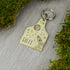 Space Race Handstamped Pet ID Tag 