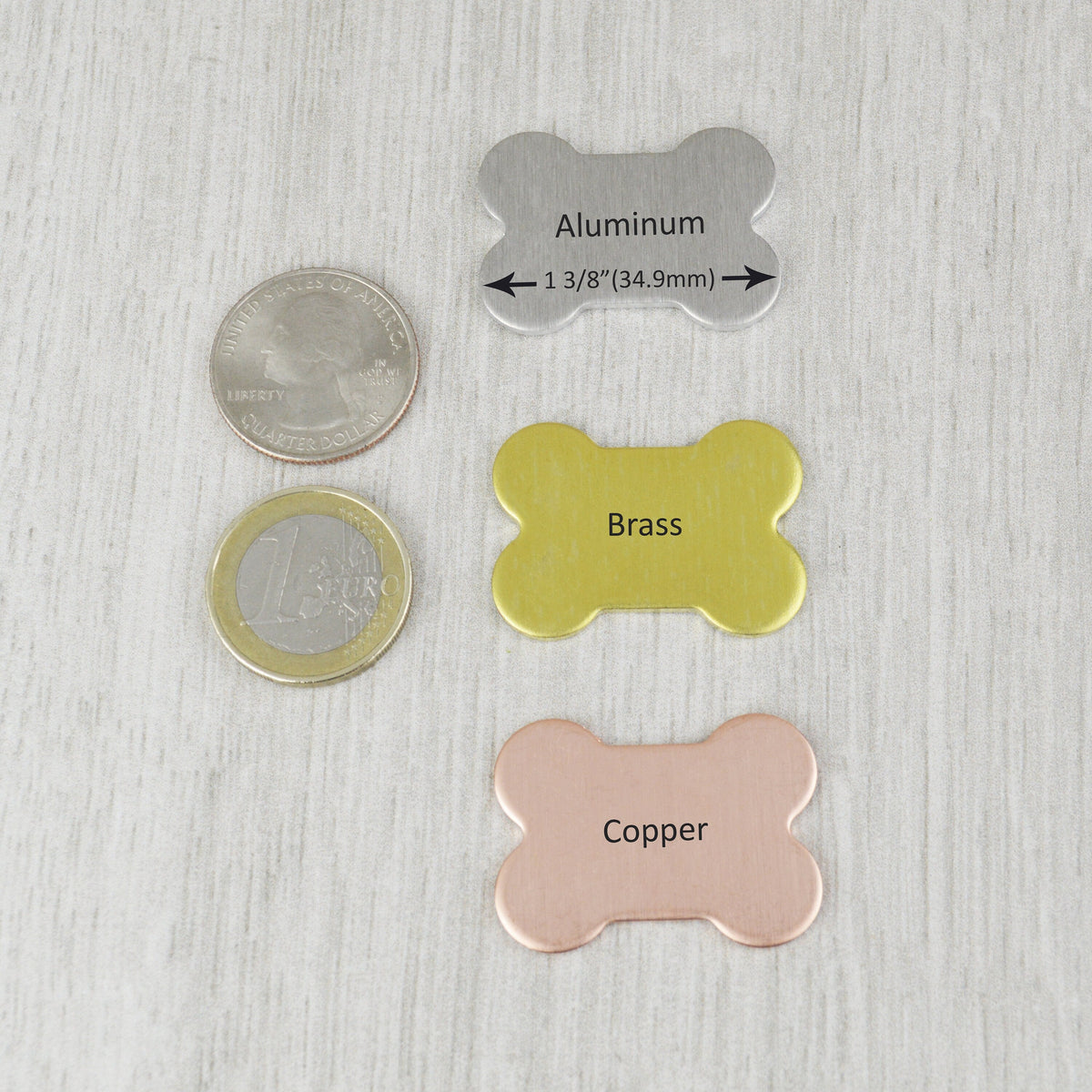 Camping Under the Stars Handstamped Pet ID Tag 