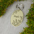 Lavender in the Breeze Handstamped Pet ID Tag 