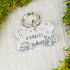 Camping Under the Stars Handstamped Pet ID Tag 