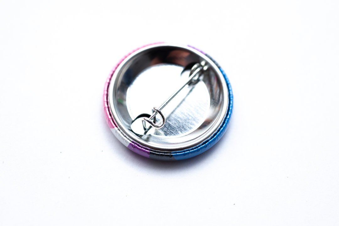 Genderfluid pride flag button