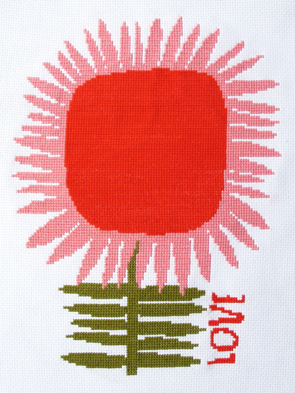 LOVE counted cross stitch kit