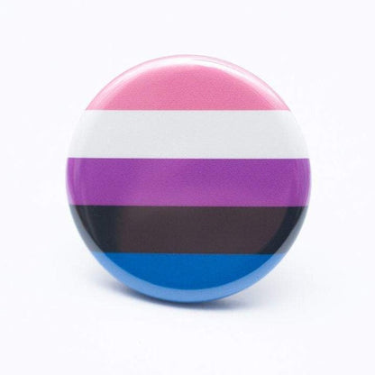 lgbtq genderfluid pride flag button