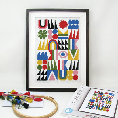 BRIGHTSIDE counted cross stitch kit