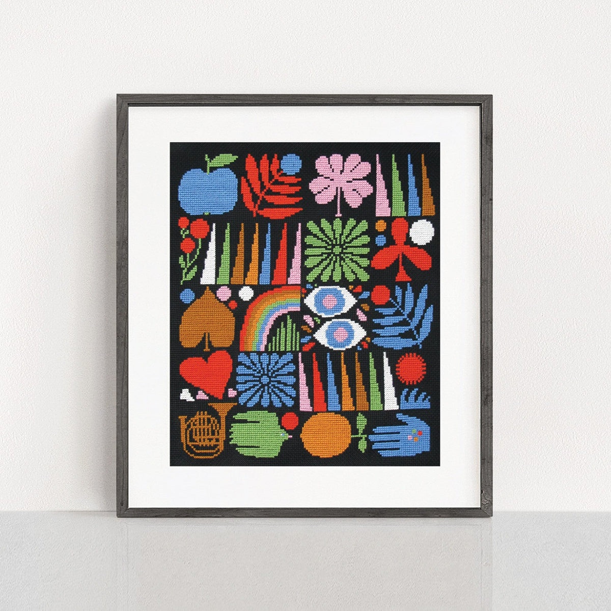 JOYFUL GRID cross stitch PDF only