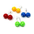 PICKLEBALL EARRINGS - Sporty pickleballer earrings featuring mini pickle balls, a great gift for pickleball players and fans.
